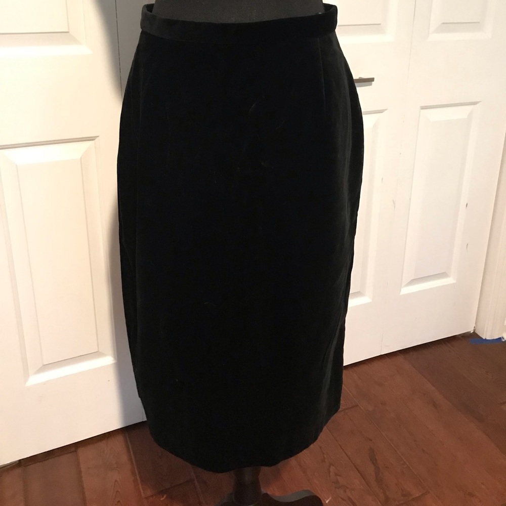 NWT vintage Laura Ashley velvet skirt.